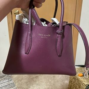 Kate spade velvet shoulder bag